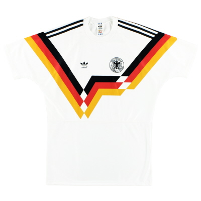 1990-92 West Germany adidas Home Shirt L