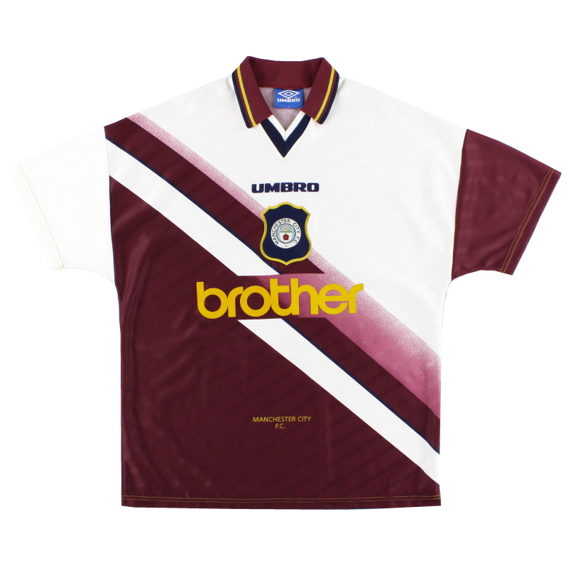 1996-97 Manchester City Umbro Away Shirt XL