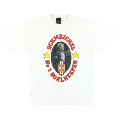 1996-99 Manchester United Schmeichel Graphic Tee XL