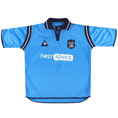 2002-03 Manchester City Le Coq Sportif  Home Shirt M