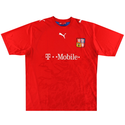 2006-08 Czech Republic Puma Basic Home Shirt L
