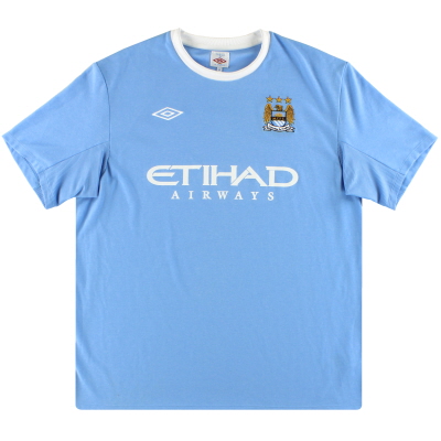 2009-10 Manchester City Umbro Home Shirt *Mint* L