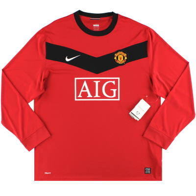 2009-10 Manchester United Nike Home Shirt L/S *w/tags* XXL