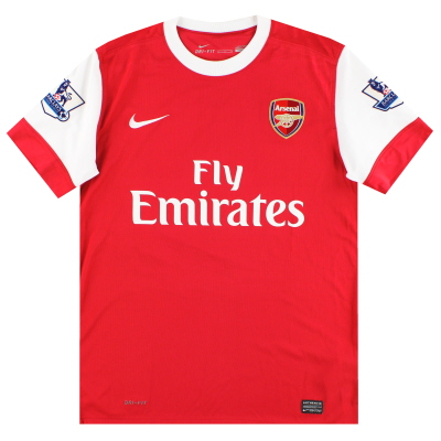 2010-11 Arsenal Nike Home Shirt M