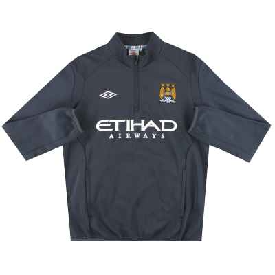 2010-12 Manchester City Umbro 1/2 Zip Drill Top XL