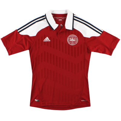 2012-13 Denmark adidas Home Shirt S
