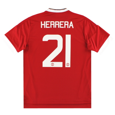 2015-16 Manchester United adidas Home Shirt Herrera #21 *w/tags* L