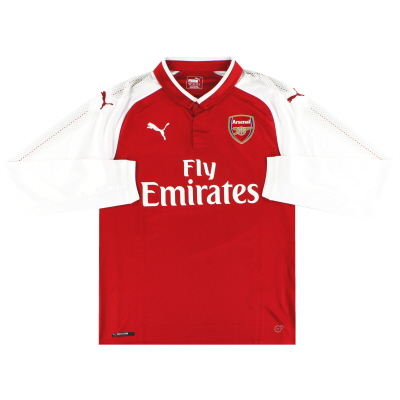 2017-18 Arsenal Puma Home Shirt *As New* L/S M
