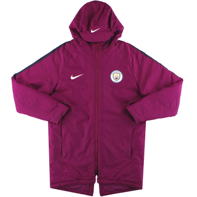 2017-18 Manchester City Nike Player Issue Padded Bench Coat M
