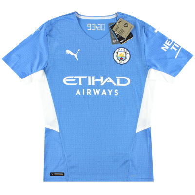2021-22 Manchester City Puma Player Issue Home Shirt *w/tags* 