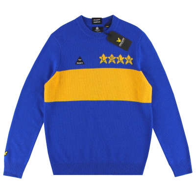 2020 Lyle & Scott x Lovers FC Boca Juniors Chest Stripe Sweater *BNIB* 