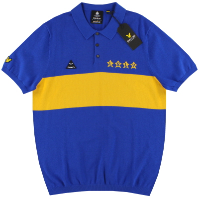 2020 Lyle & Scott x Lovers FC Boca Juniors Polo Shirt *BNIB* 
